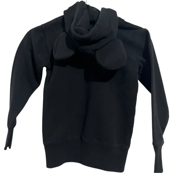 Disney Mickey Mouse Black Pullover Hoodie Sweater with Ears Boys Size M - Picture 3 of 5